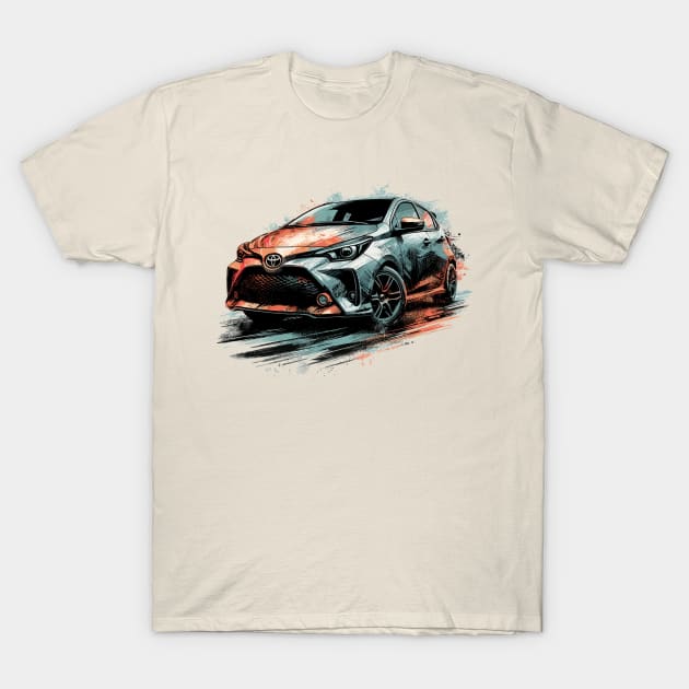 Toyota Yaris T-Shirt by Vehicles-Art